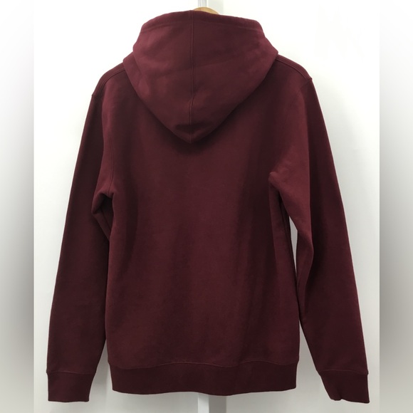 AS Colour Unisex Hoodie, Color: Burgundy, Size: S - Picture 2 of 3